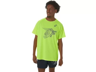 HERENSCHOENEN GRAFISCH TOP MET KORTE MOUWEN
