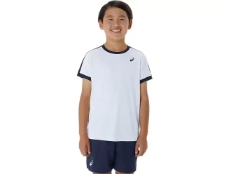 JONGENS TENNIS TOP MET KORTE MOUWEN