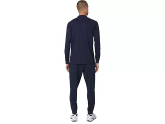 MATCH TOP MET LANGE MOUWEN EN HALVE RITSSLUITING