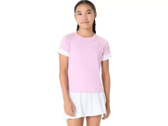 MEISJES TENNIS TOP MET KORTE MOUWEN