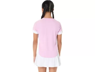MEISJES TENNIS TOP MET KORTE MOUWEN