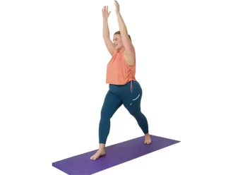 NAGINO FLEX HEATHER MOUWLOZE TOP
