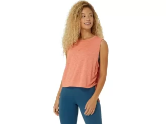 NAGINO FLEX HEATHER MOUWLOZE TOP
