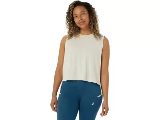 NAGINO FLEX HEATHER MOUWLOZE TOP