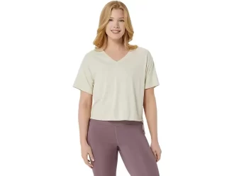 NAGINO FLEX HEATHER TOP MET KORTE MOUWEN